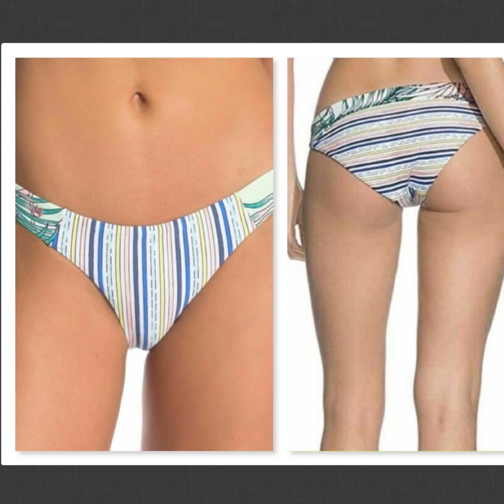 New Maaji Abaco Beau Reversible Signature Cut Bikini Size Large